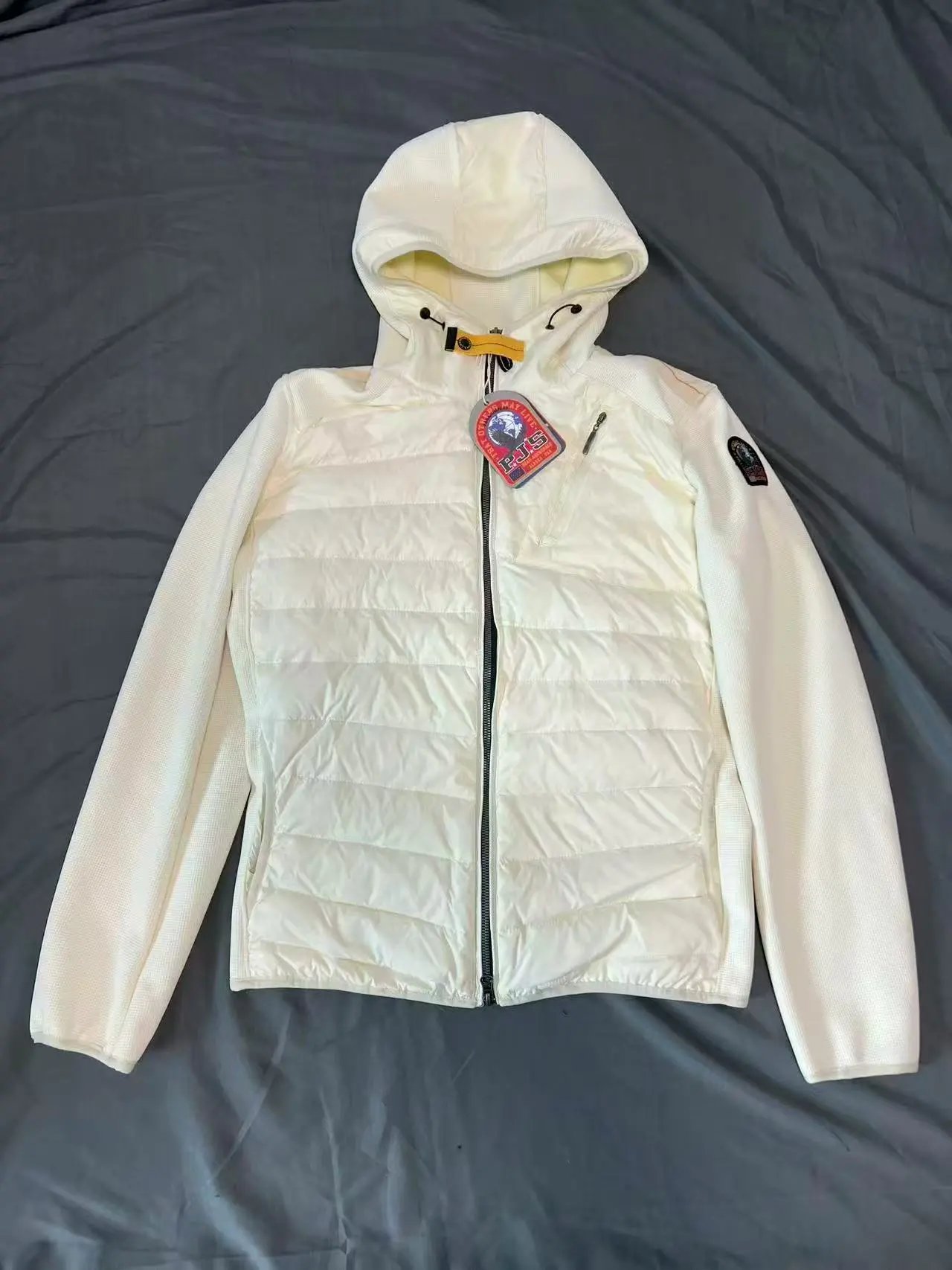 White (with hood)