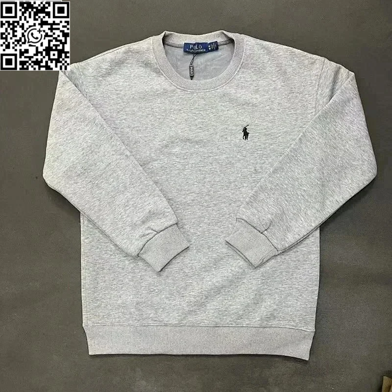 Crew Neck Grey Black Label *Top quality