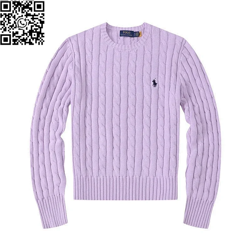Women's Crew Neck Purple Sweater *Top quality