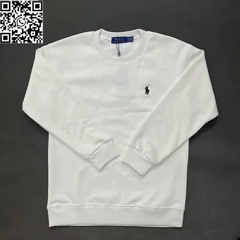 Crew Neck White Black Label *Top quality