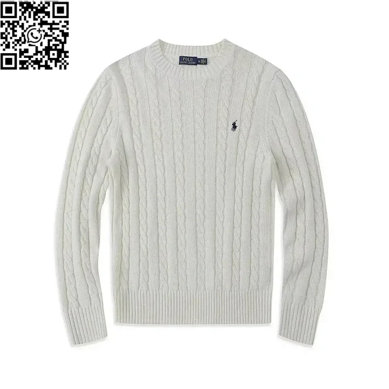 Men's White Sweater *Top quality