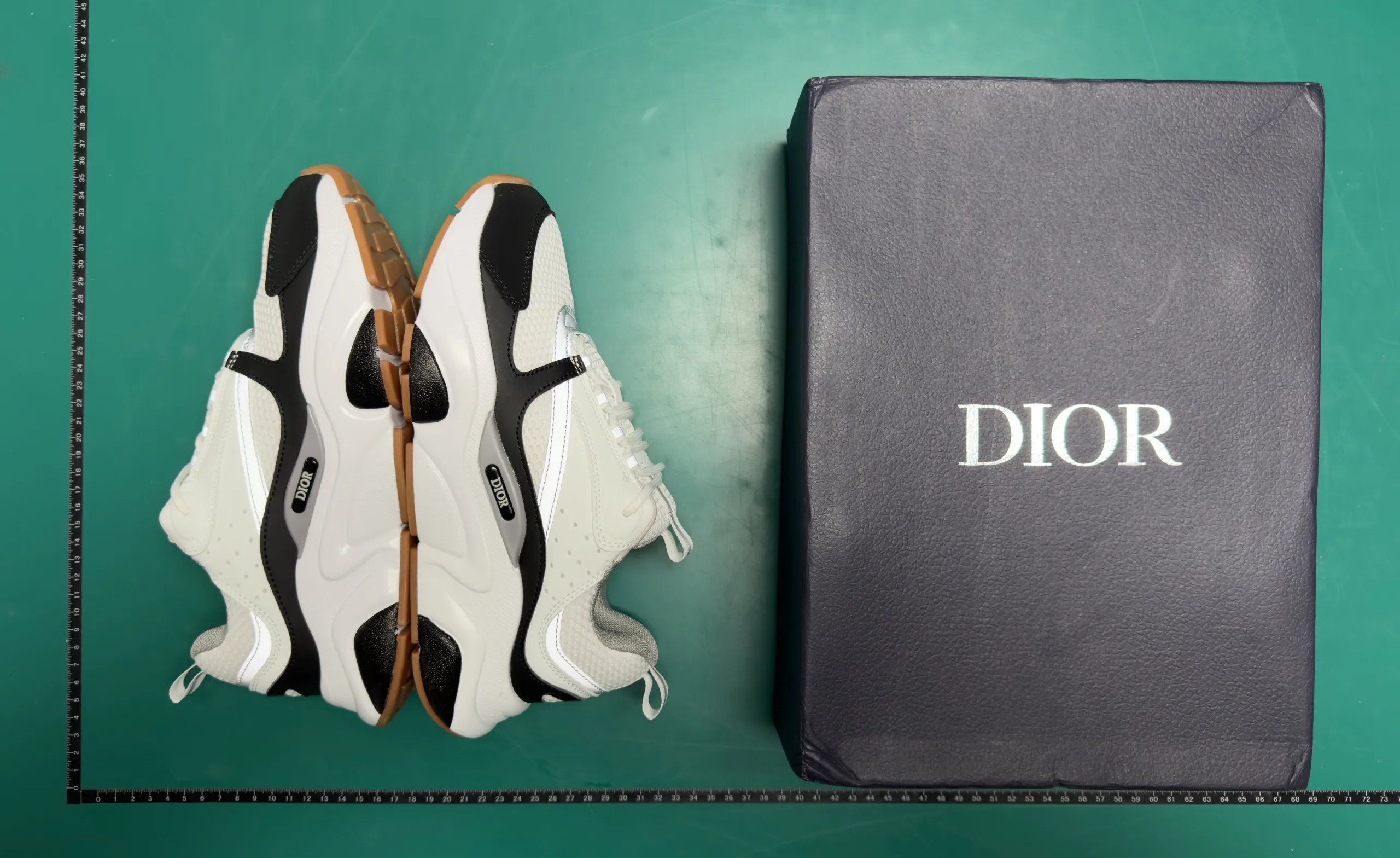 Dior Sneakers Low-Top Monogram Panel — 53