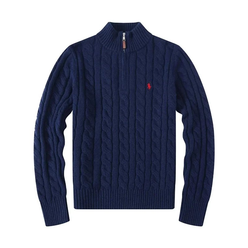 Zipper navy blue