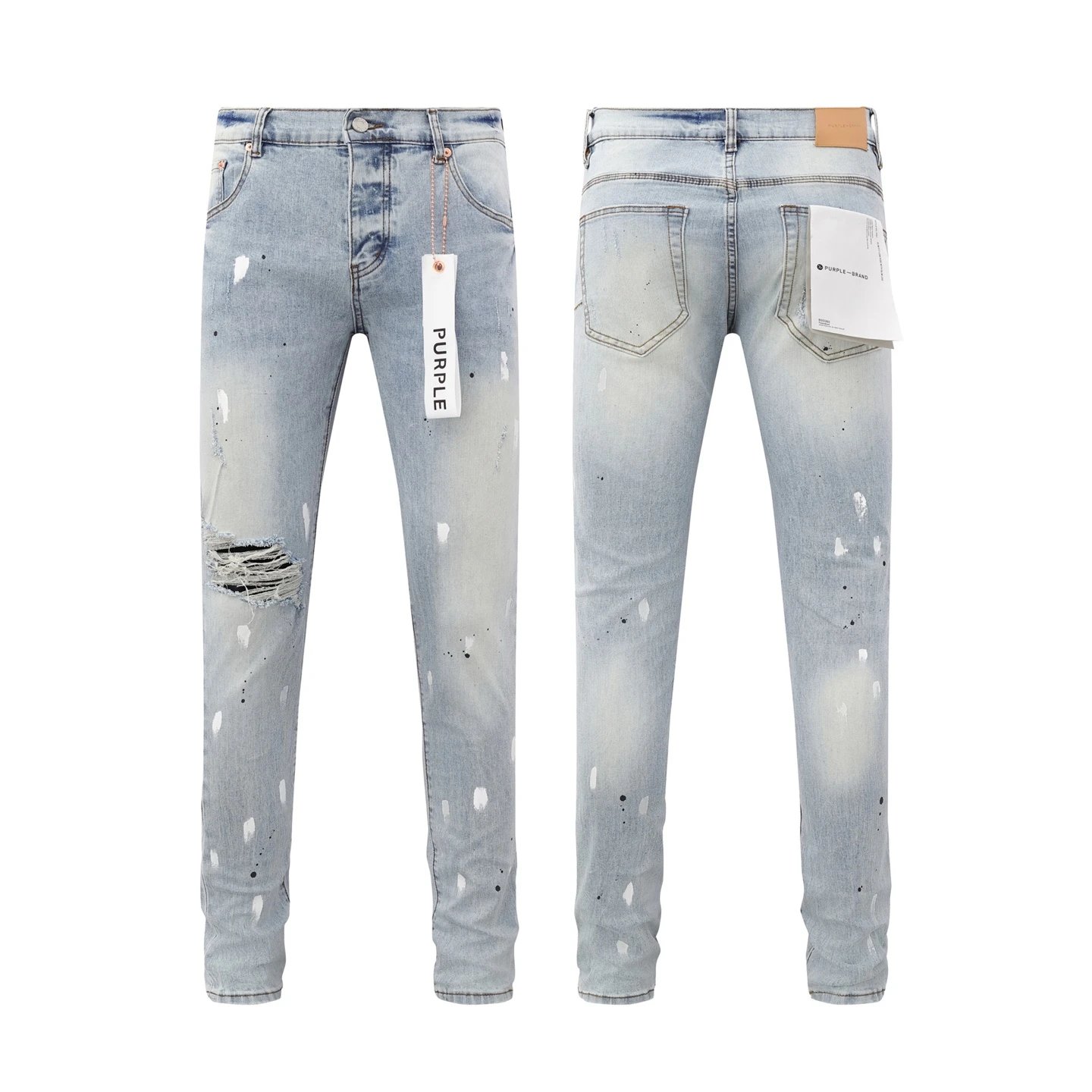 Purple Brand Jeans Slim-fit distressed — PB158