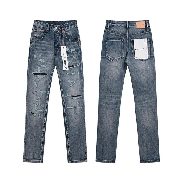 Purple Brand PU6010 Embroidered Patchwork Denim Jeans - 13