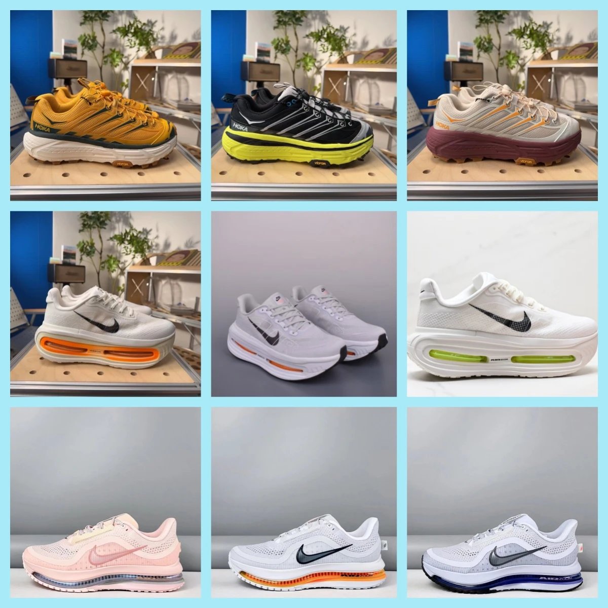 Hoka One One Mafate / Nike Peg