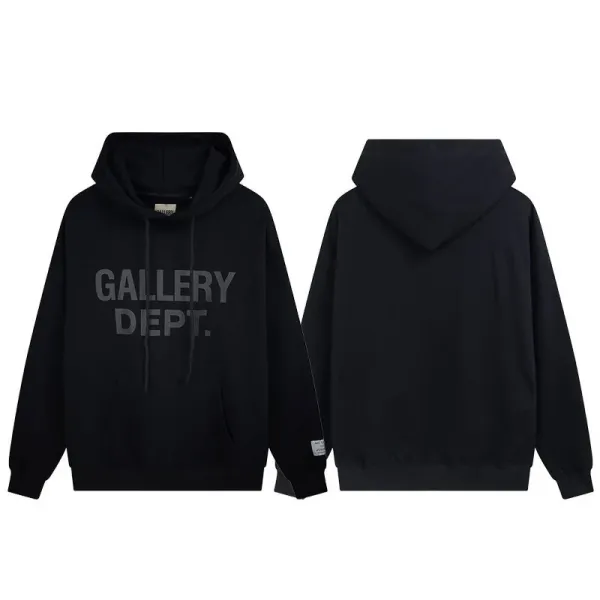 Gallery Dept. Oversized Hoodie Black - 1