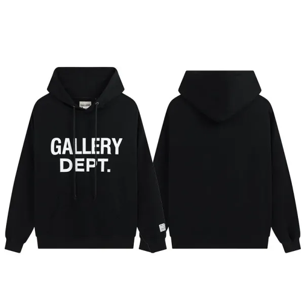 Gallery Dept. Bold Logo Black Hoodie - 1