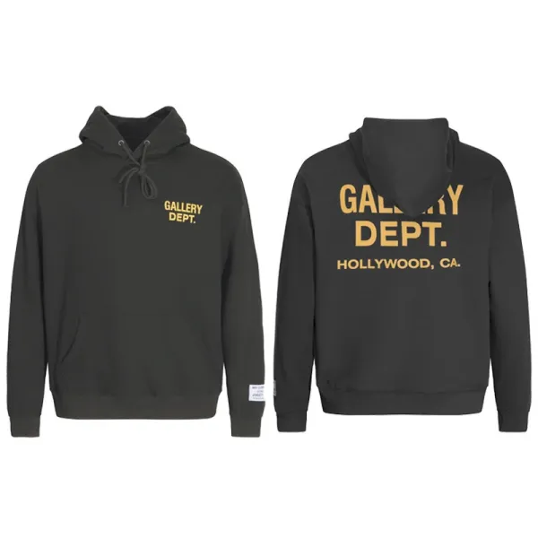 Gallery Dept. Hollywood Hoodie Black - 1