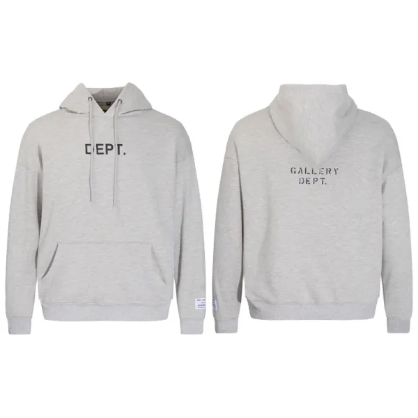 Gallery Dept. Logo Hoodie Gray - 1