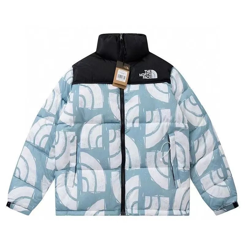 The North Face Nuptse Jacket Gray / Black Down Jacket - 11