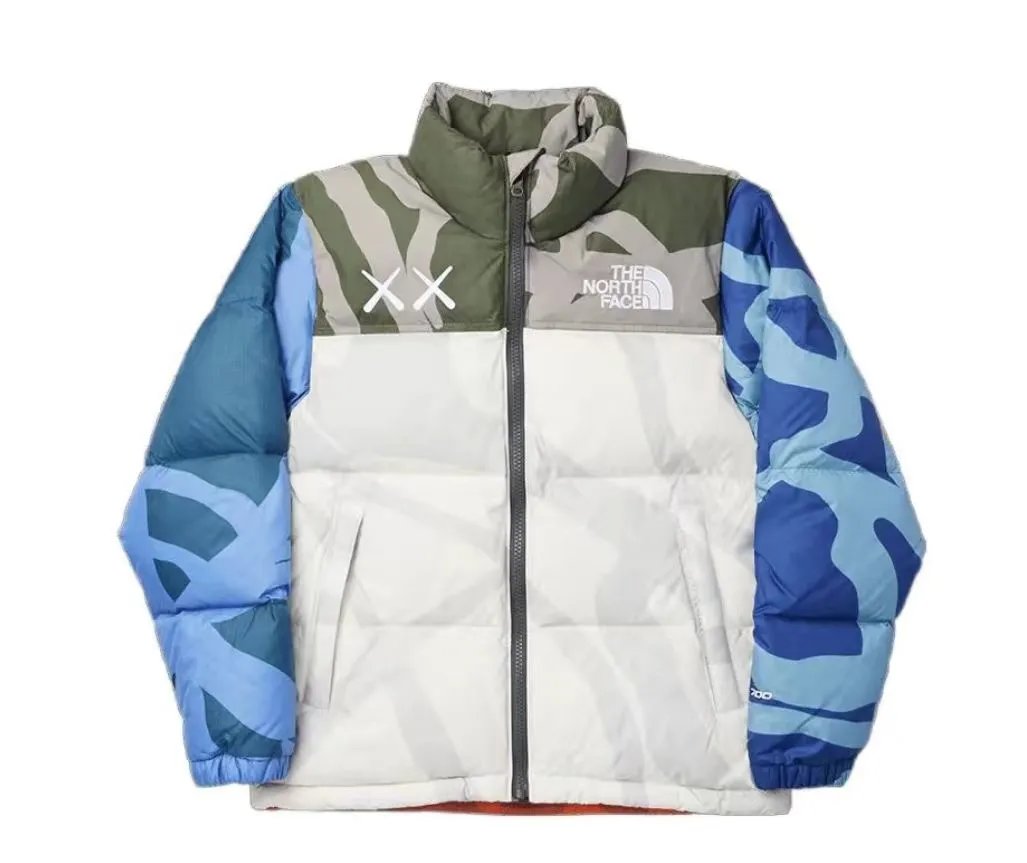 The North Face Nuptse Jacket Gray / Black Down Jacket - 15