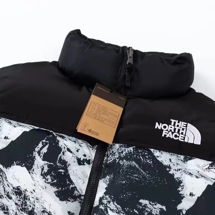 The North Face Nuptse Jacket Gray / Black Down Jacket - 6