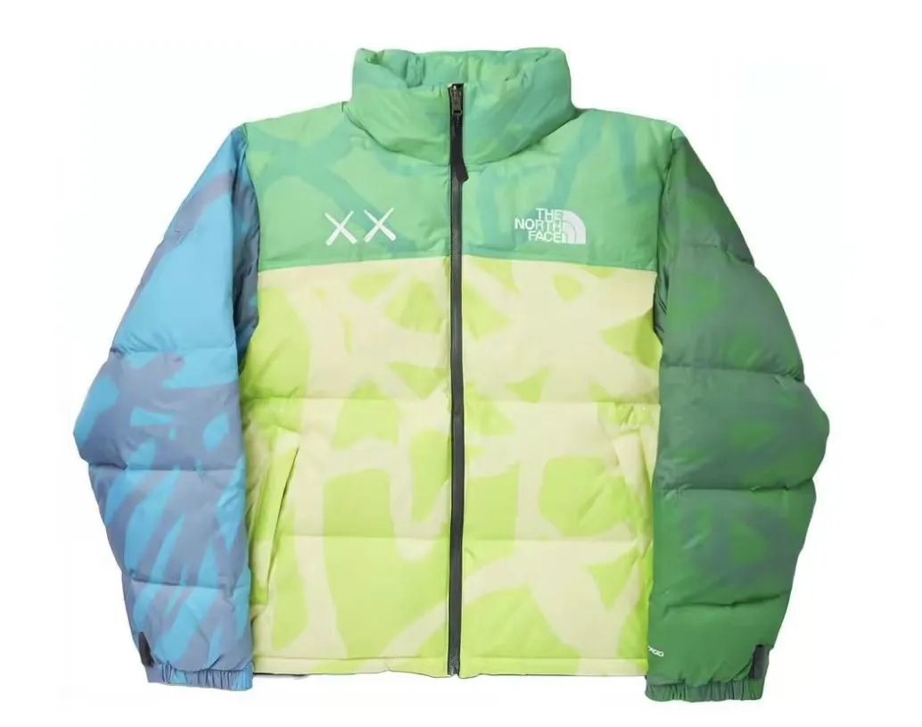 The North Face Nuptse Jacket Gray / Black Down Jacket - 14