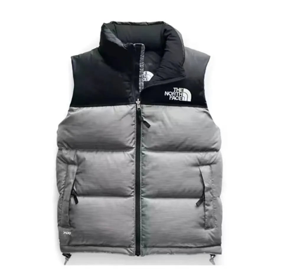 The North Face Nuptse Jacket Gray / Black Down Jacket - 7