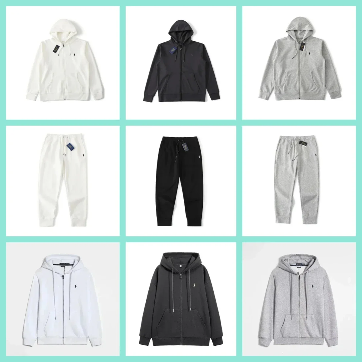 Ralph Lauren Polo Hoodie/Pants [3 Colors Available