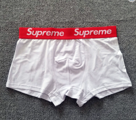 Supreme Underwear Cotton Boxer Brief White