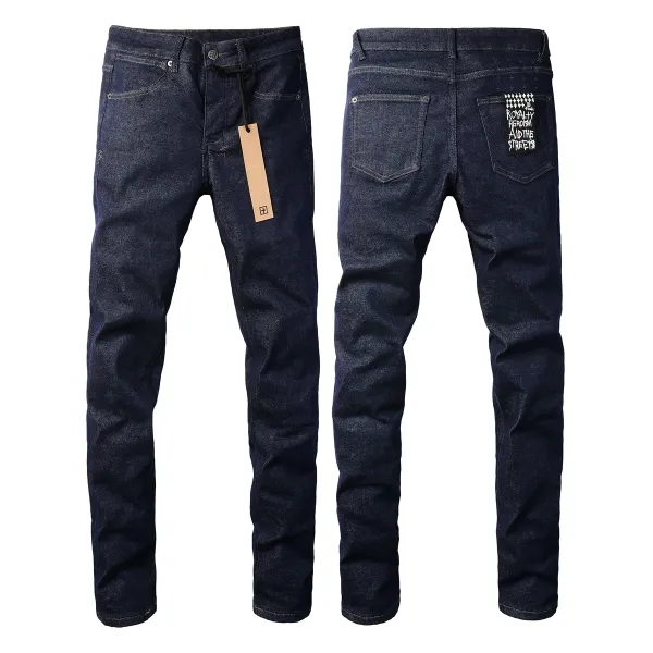 Off-White x Virgil Abloh 'Royalty Heroism And The Streets' Denim Jeans Navy - 1