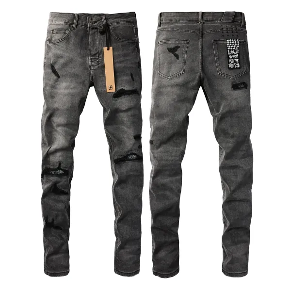 Philipp Plein Royalty Heroism And The Street Distressed Patchwork Jeans - 11