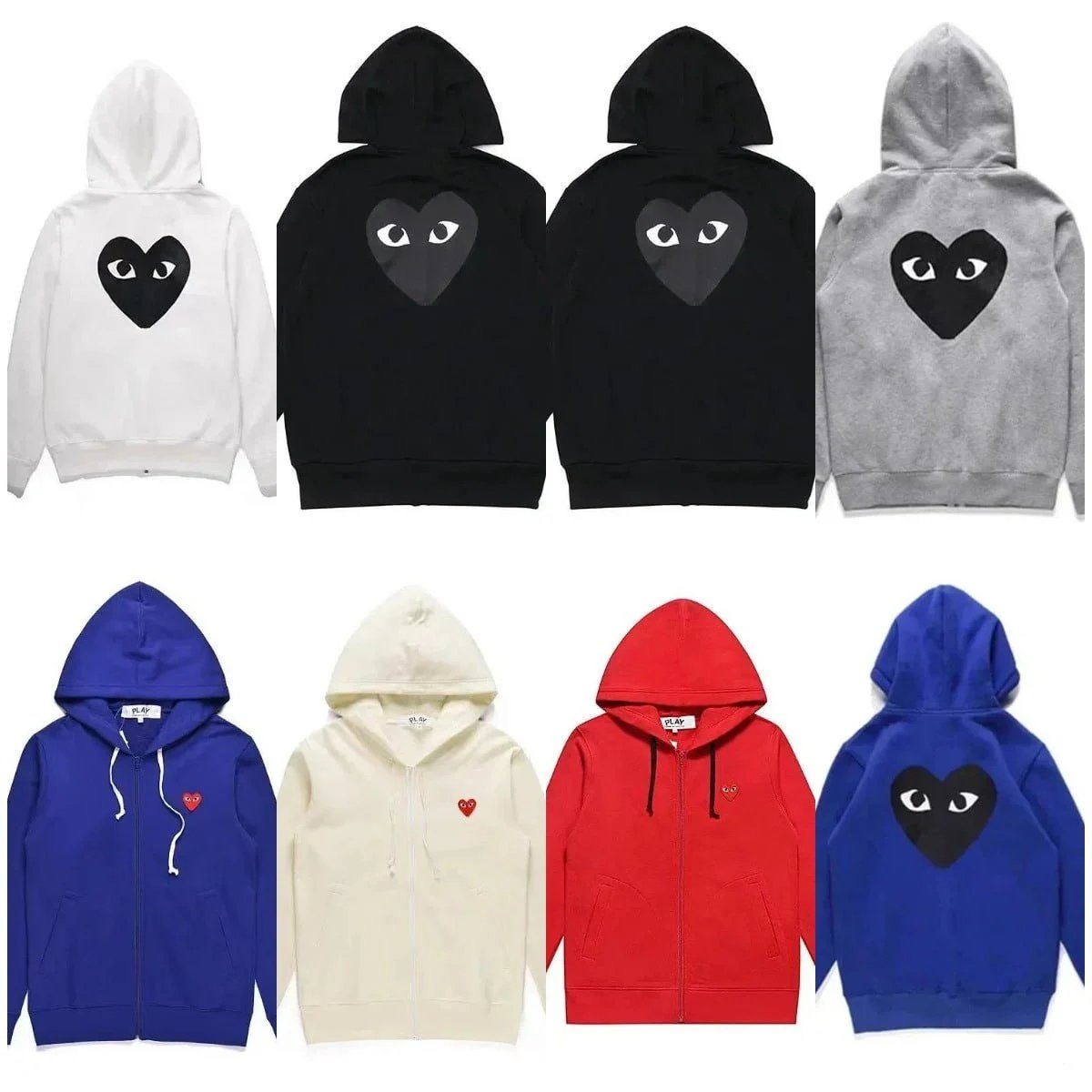 CDG Play Heart Eyes Hoodie [28