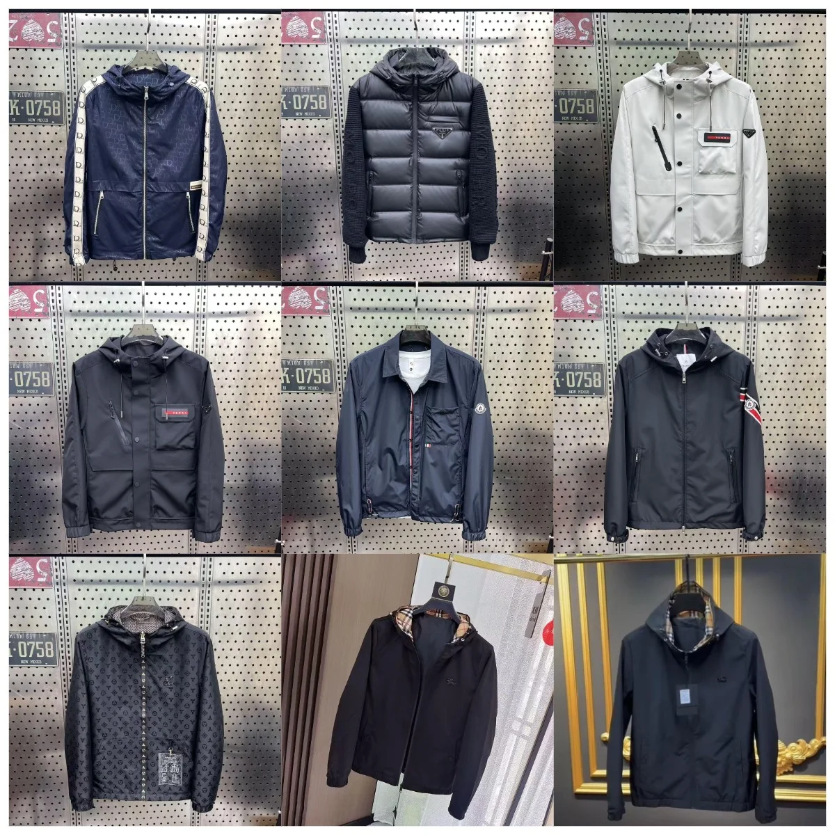 Fendi Dior Prada Moncler LV Burberry Jackets (40 s