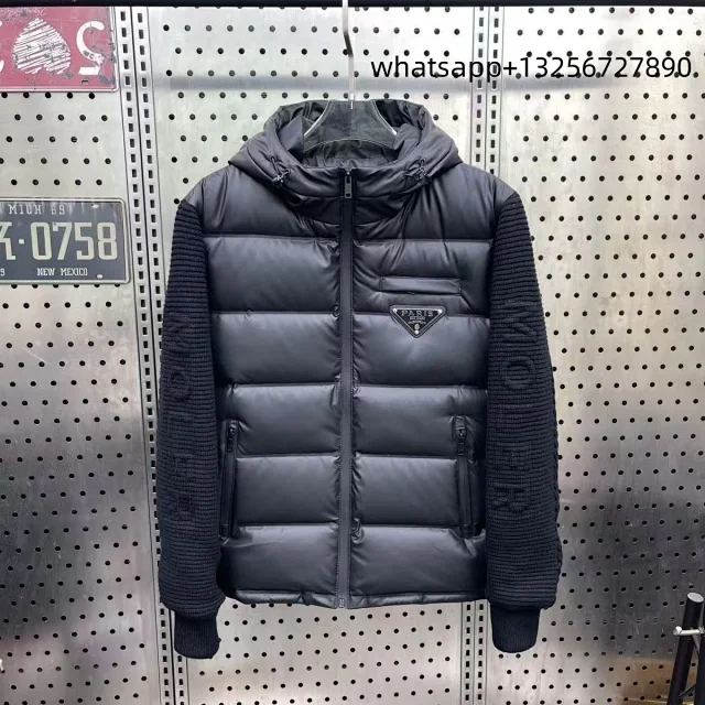 Unbranded Jackets Hooded zip-up jacket with monogram print and contrast sleeve tape product detail image 9