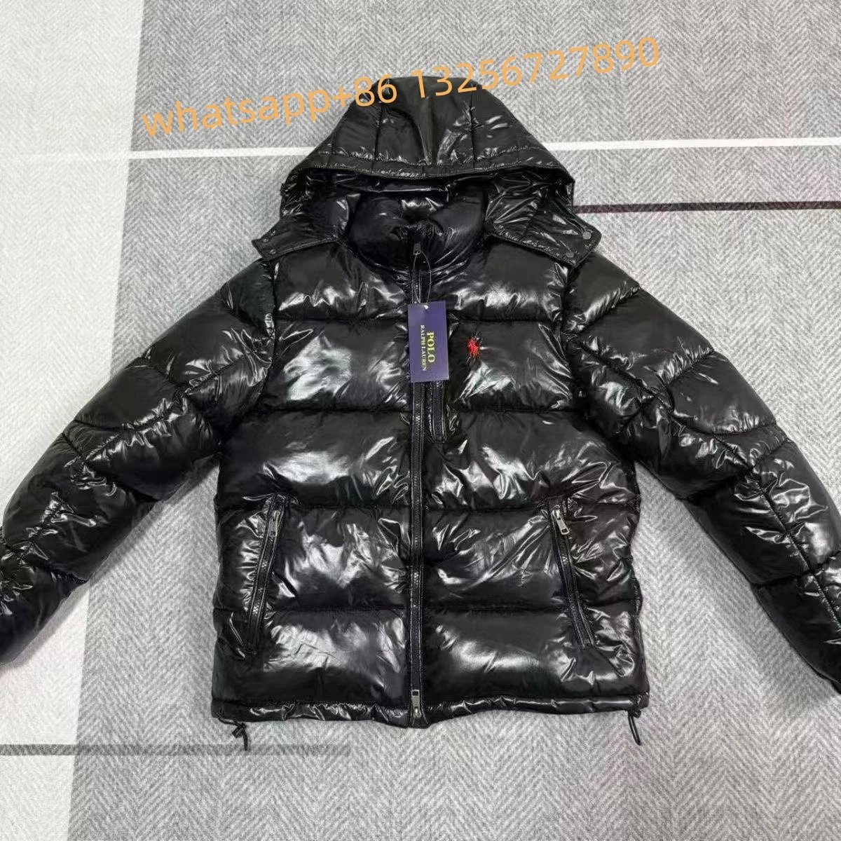 Polo Ralph Lauren Down Jackets Puffer Jacket — ralph lauren highest quality Glossy Blac