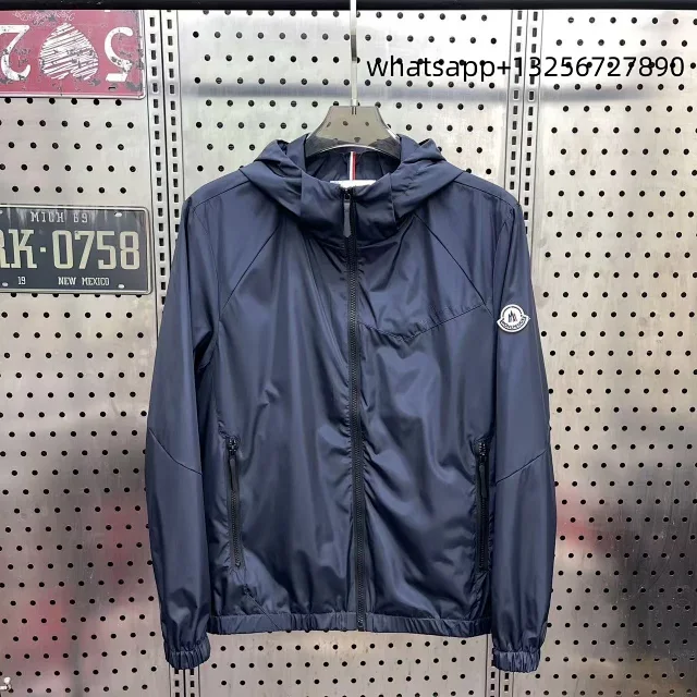 Unbranded Jackets Hooded zip-up jacket with monogram print and contrast sleeve tape product detail image 5