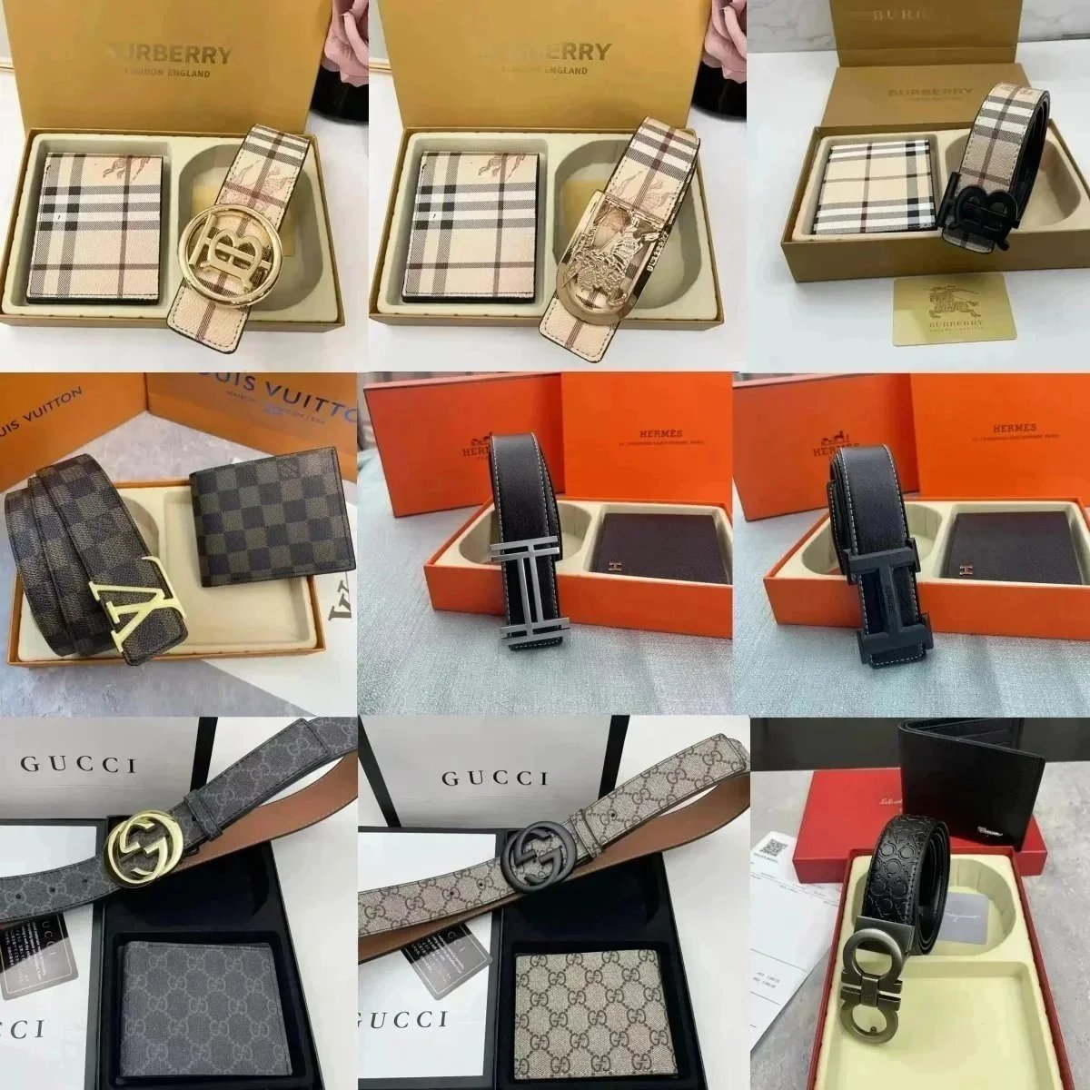 Burberry House Check / Gucci G