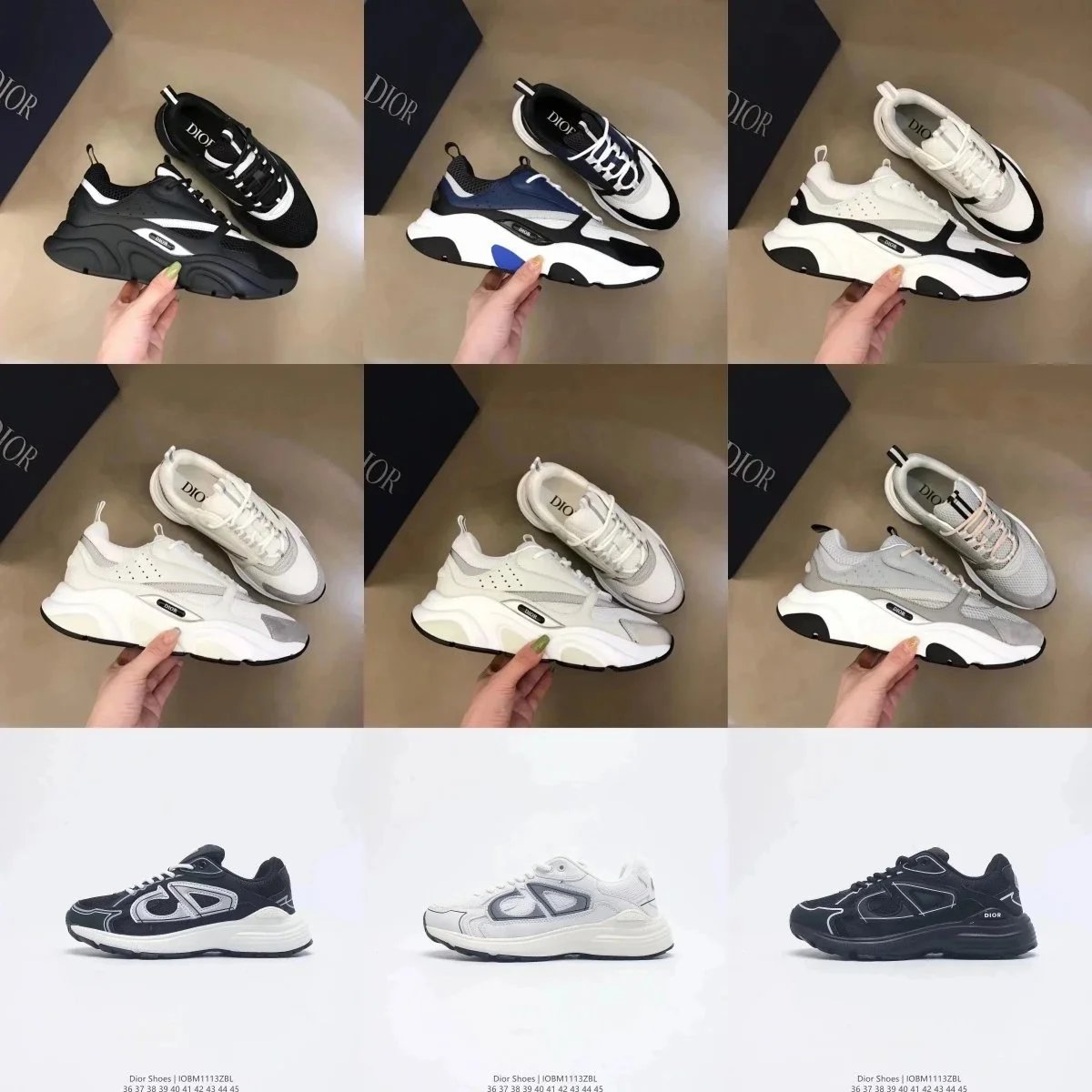 Dior Oblique White Casual Snea
