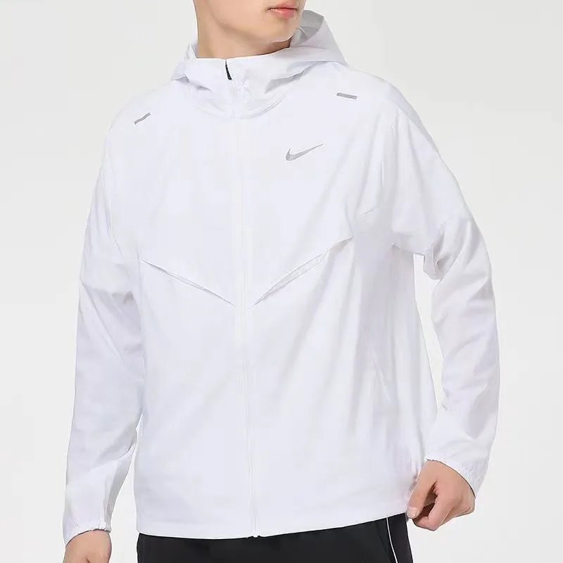 Nike Windrunner Jacket White / Black Windbreaker - 6