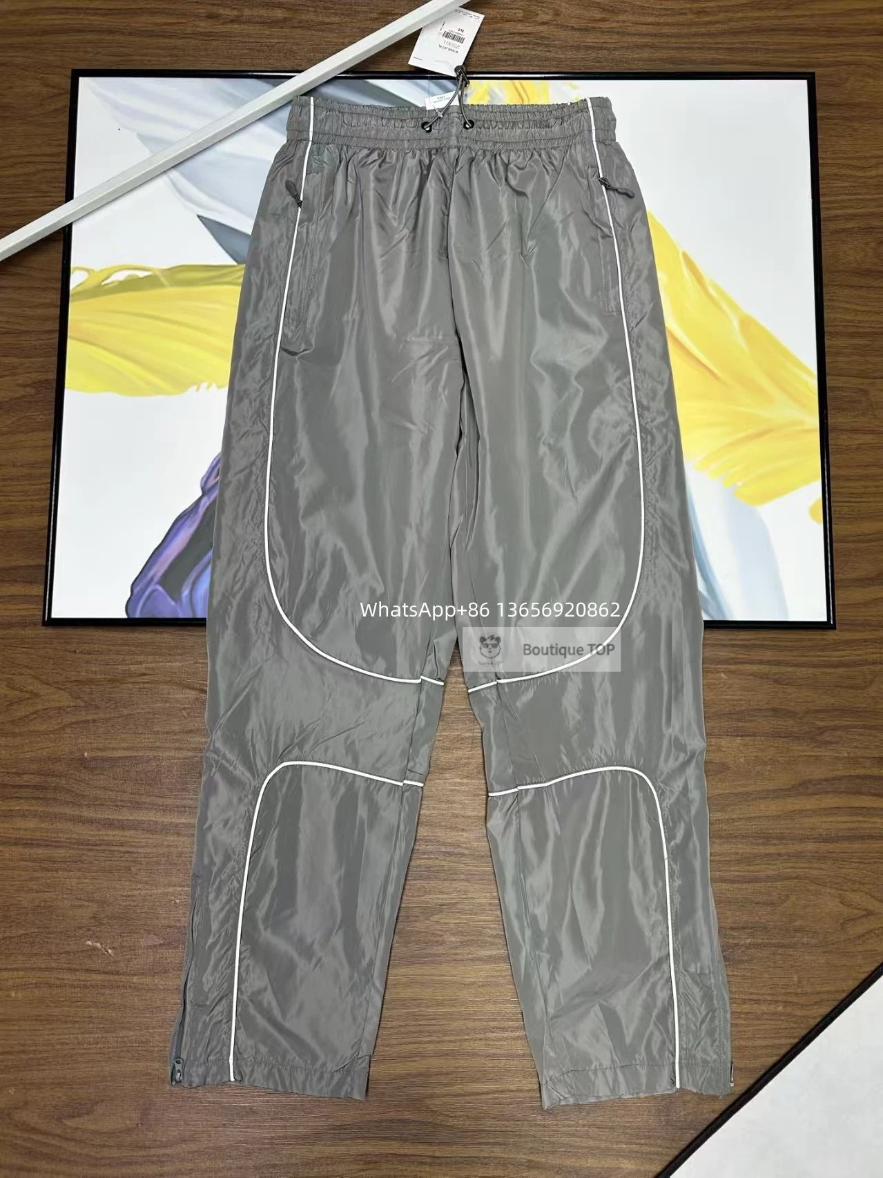 Nike Jackets Color-Block Zip-Up Jacket — 3-Grey Pants