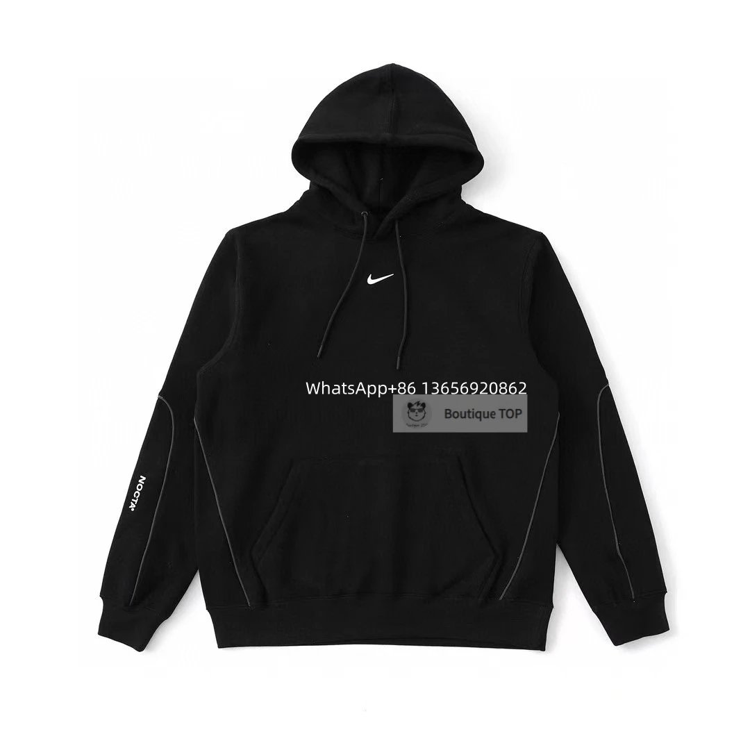 Nike Jackets Color-Block Zip-Up Jacket — 5-Black Hoodie