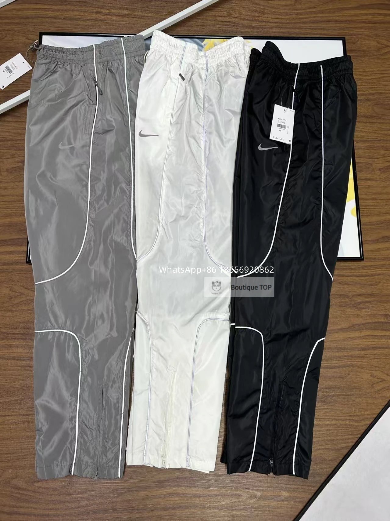 Nike Jackets Color-Block Zip-Up Jacket — 3-Black pants