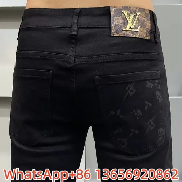 Louis Vuitton Embroidered White Denim Jeans - 16