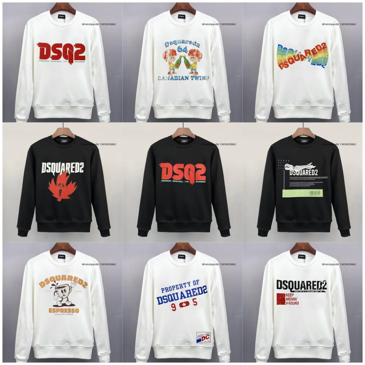 Dsquared2 Graphic Print Sweatshirt [40 Colors]