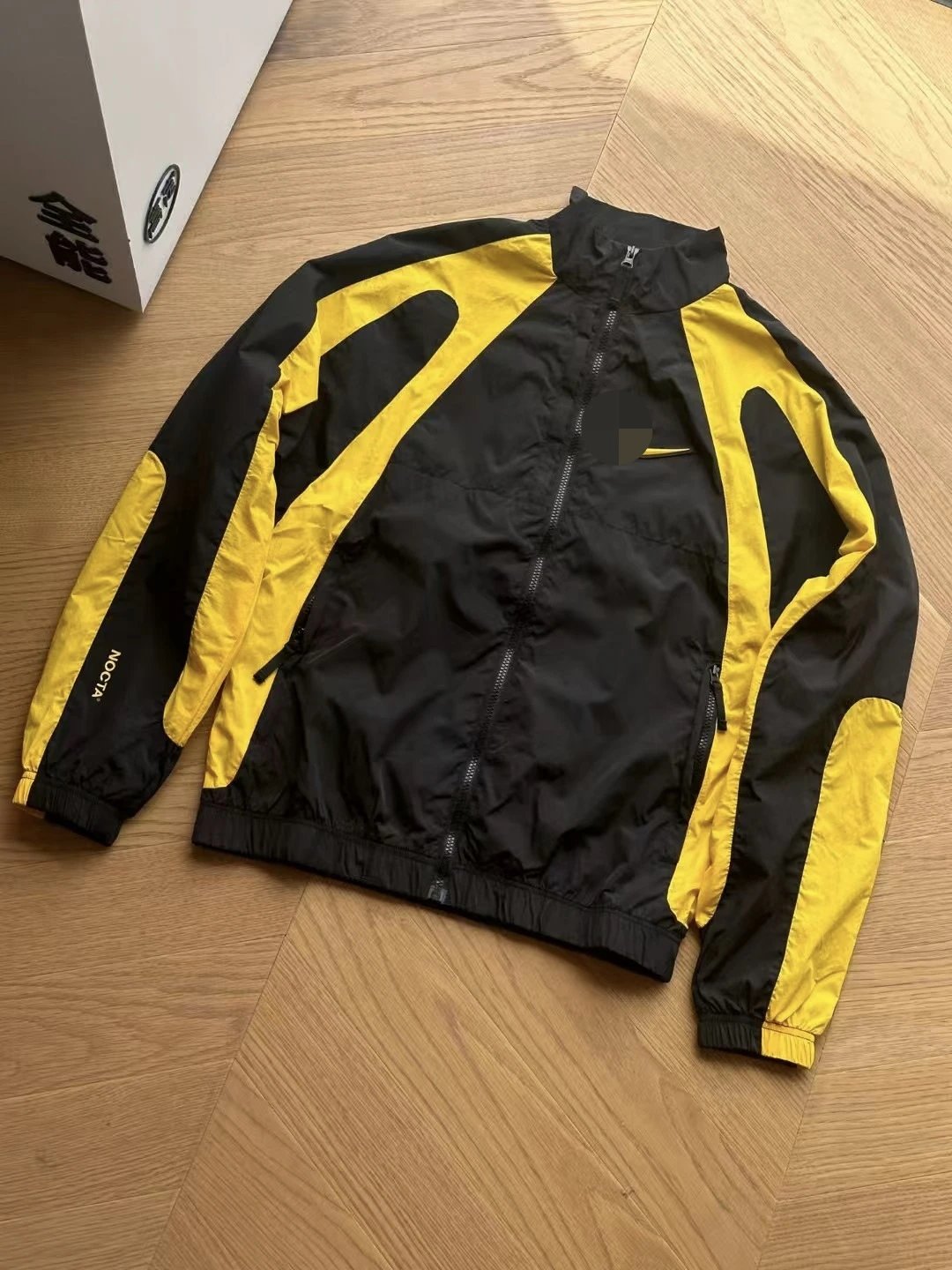 Nike Jackets Color-Block Zip-Up Jacket — 1-Yellow coat