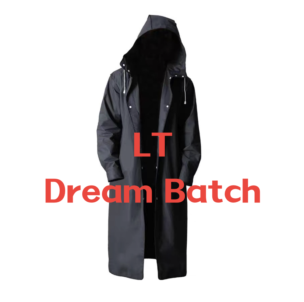 Breathable Rain Cape Waterproof Canvas Custom Printing Group Customization LT