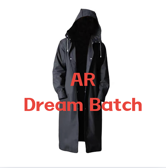 Raincoat waterproof cloth customized group design A.R