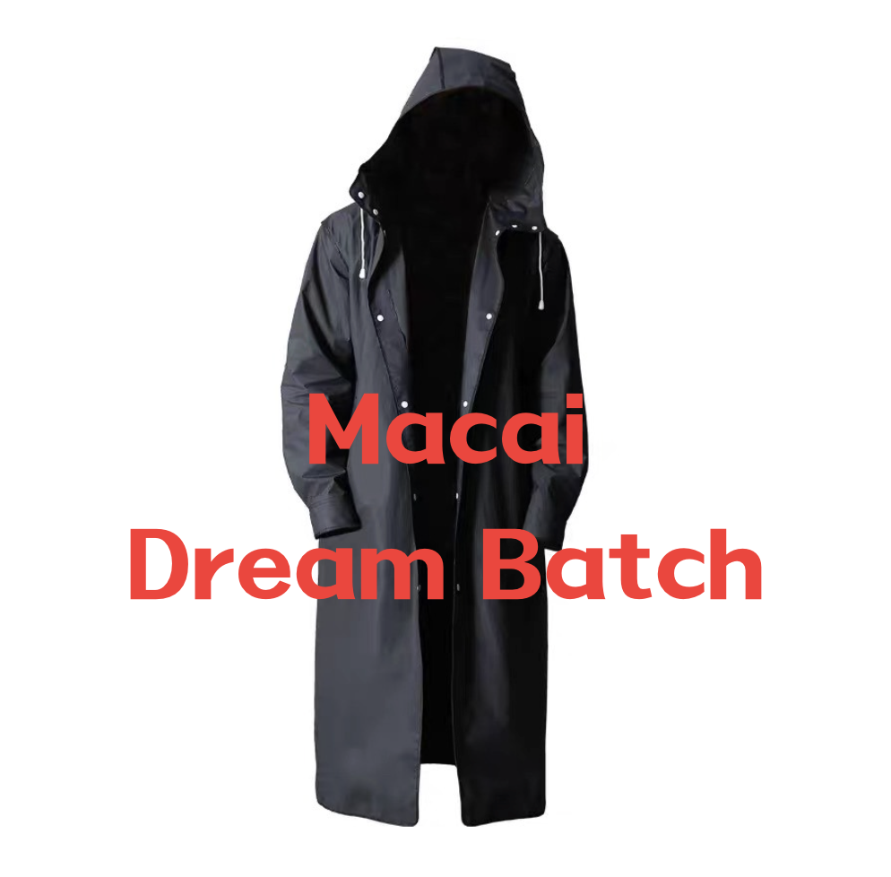 Raincoat waterproof cloth customized group MC