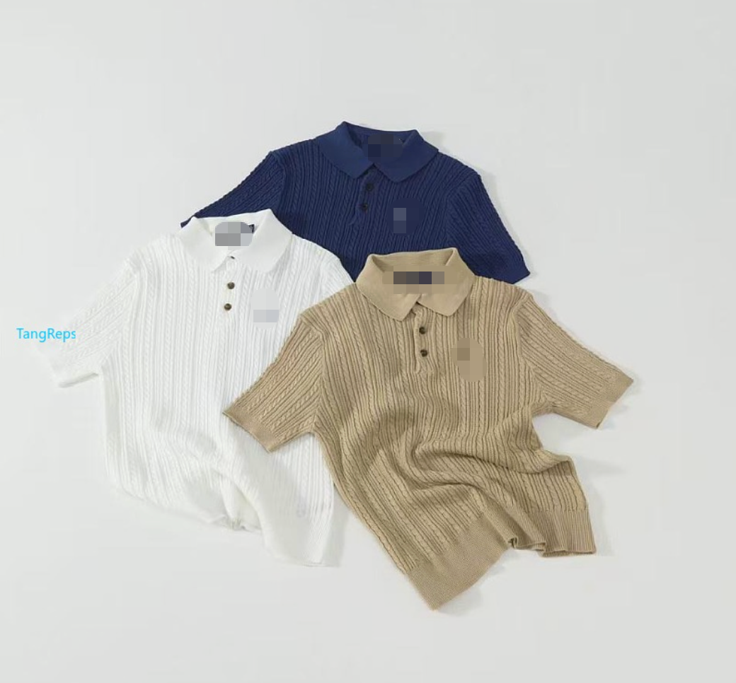 Pony Twist-Knit Polo Shirt