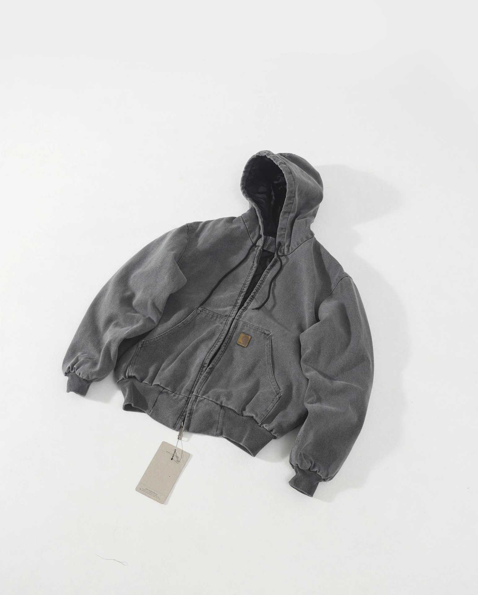 Vintage Washed Hooded Jacket photo 4
