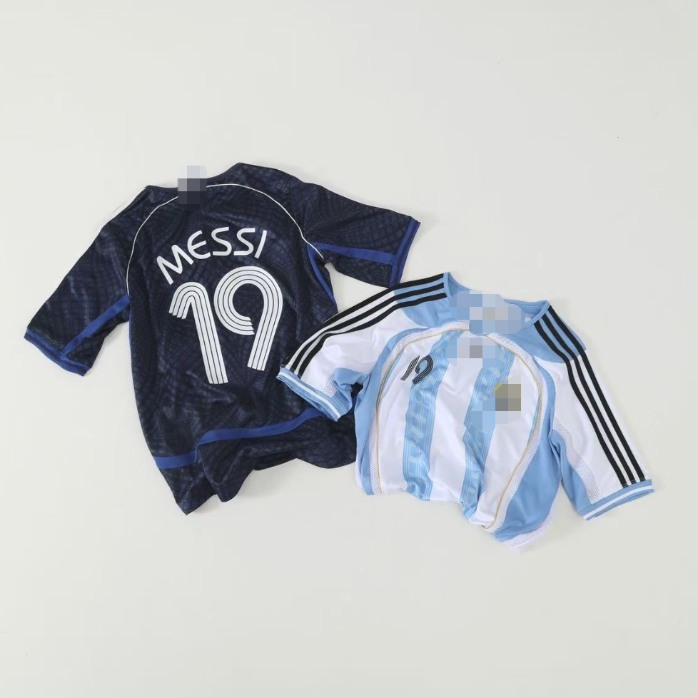 Adidas Argentina Messi 19 Blue White Striped Soccer Jersey
