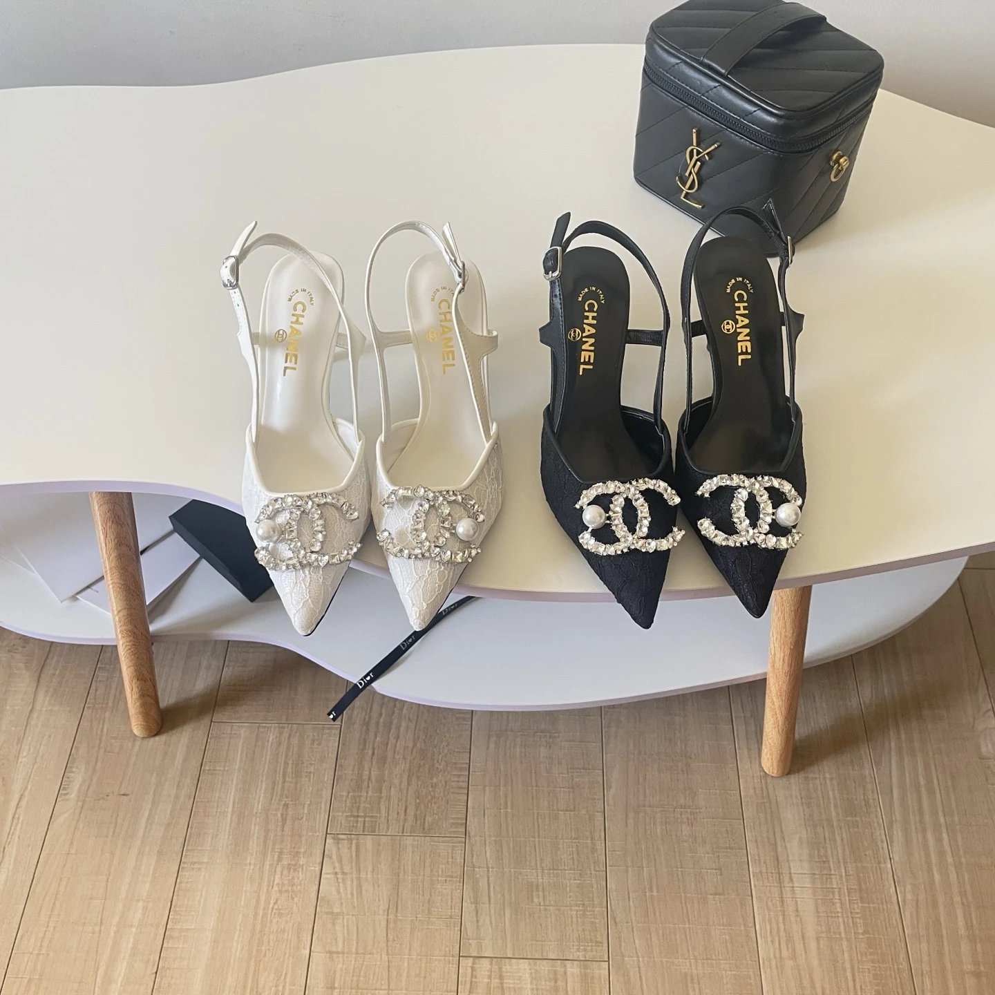 Lace High Heel Sandal