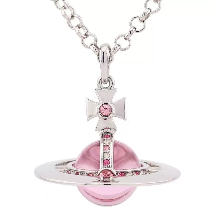 Silver Pink Beads