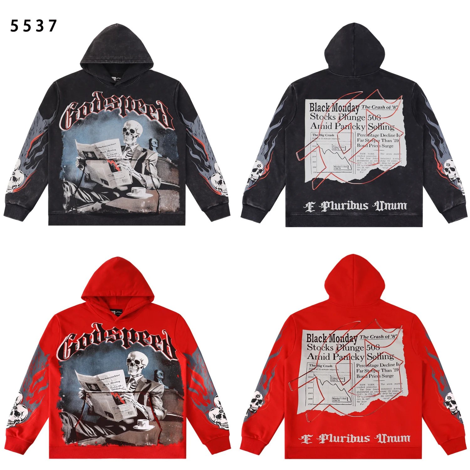 Godspeed Rocky Street Vintage Washed Graphic Hoodie
