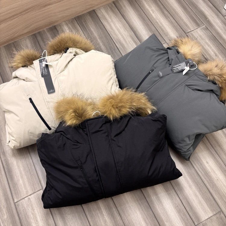 Unbranded Down Jackets STD90 fur-trim hood image 5