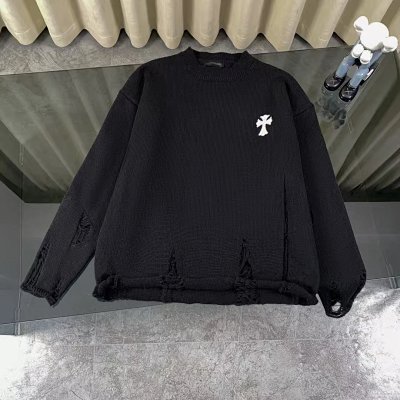 Chrome Hearts Distressed Knit Sweater [4 styles]