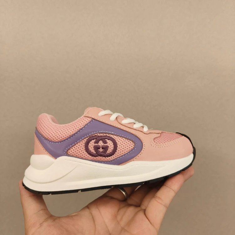 Gucci Sneakers Children's lace-up mesh image 4
