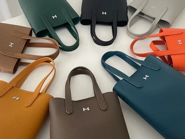 Unbranded Handbags Mini top-handle phone pouch bag with detachable shoulder strap product detail image 2